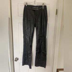 I.am.Gia black leather pant size small
